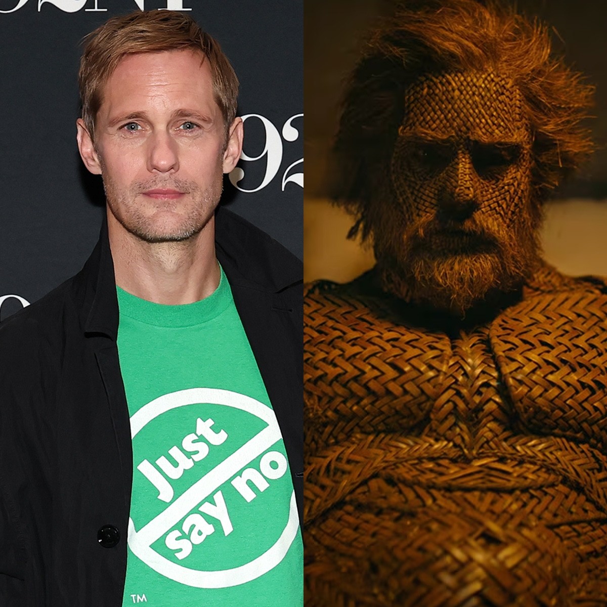 Alexander Skarsgård Flaunts "Extraordinary" Fake Wicker Nipples