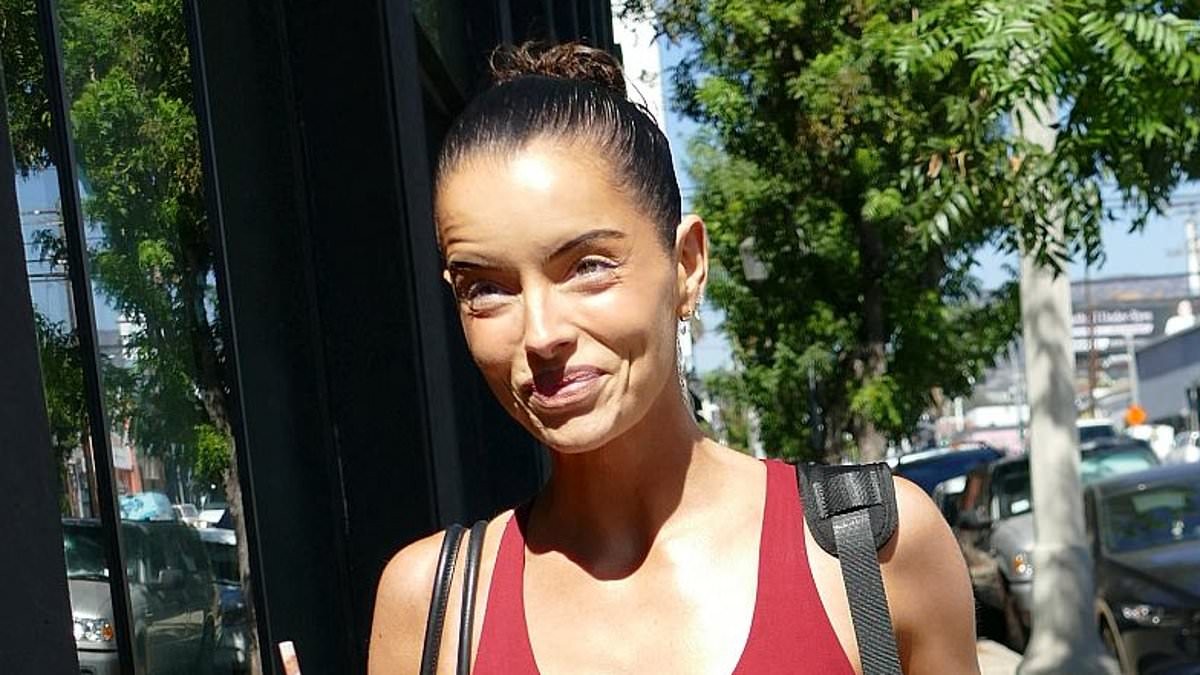 Maura Higgins beams as she heads to Dancing With The Stars training after topping the leaderboard as she continues to win over America