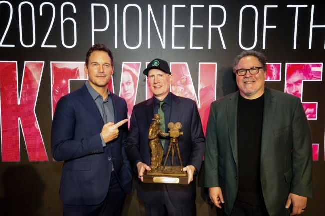 Jon Favreau and Chris Pratt Shared Untold MCU Stories at Kevin Feige’s Pioneer of the Year Award Dinner