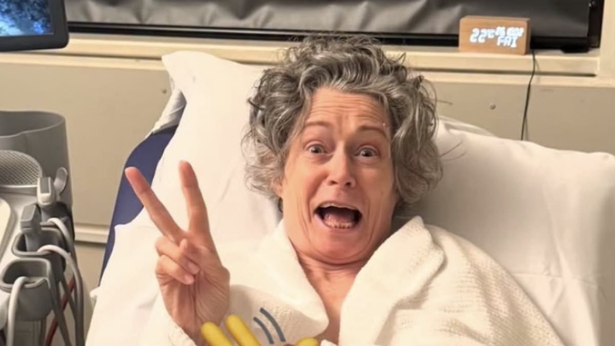 Judith Lucy shares candid hospital photo after doctors changed her cancer treatment plan as she issues warning to Aussie women