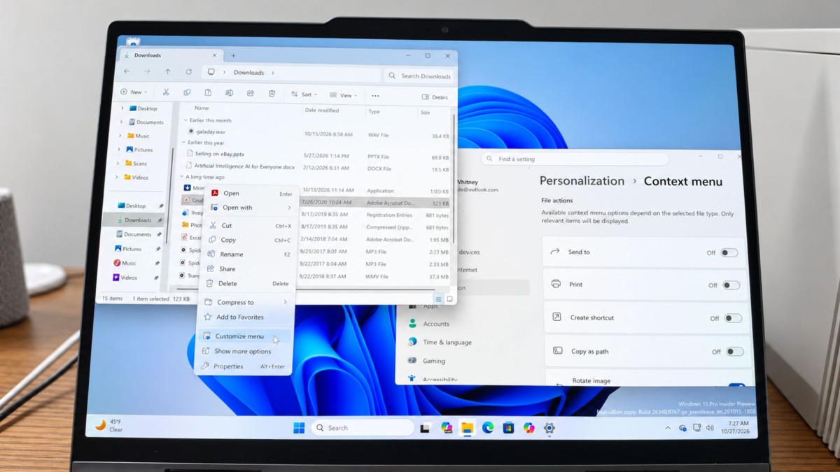 I tried Windows 11’s customizable right-click menu – and it’s a much-needed change