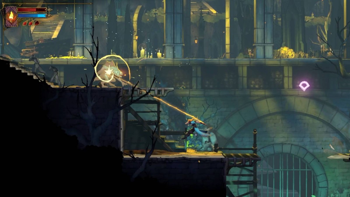 How to kill enemies with a whip attack in Castlevania Belmont's Curse
