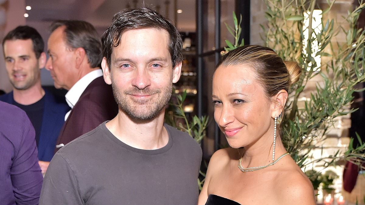 Tobey Maguire's ex-wife Jennifer Meyer says it was 'so special' having the actor officiate her wedding to billionaire Geoff Ogunlesi