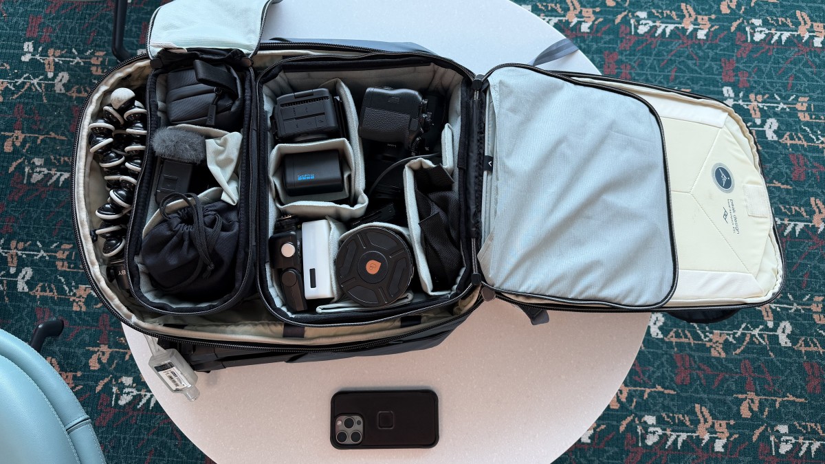 The gear I travel with as a professional camera reviewer