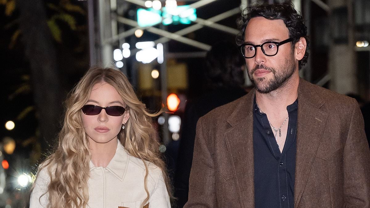 Sydney Sweeney turns heads in a stylish white co-ord as she holds hands with Scooter Braun during NYC date night