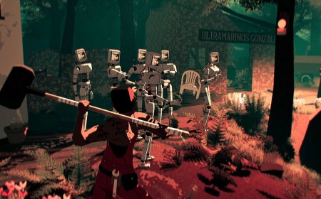This week in PC games: Run a shady cyberpunk boutique in Probably Stolen, autobattle Viking towns in Northgard Battlegrounds, and trash homophobic robots in Virtue and a Sledgehammer