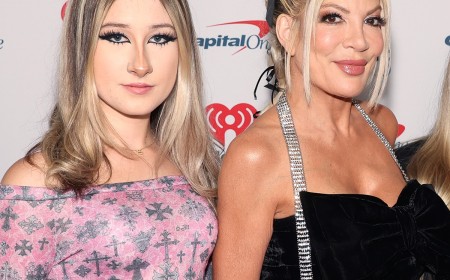 Tori Spelling's Daughter Stella Towers Over Her at Halloween Outing