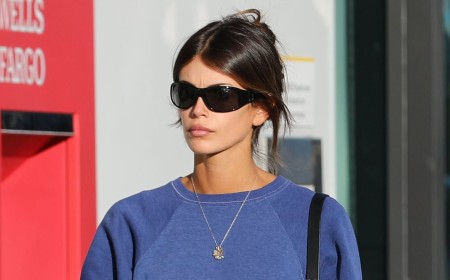 Grieving Kaia Gerber braves the public eye on solo LA outing just weeks after brother Presley's tragic death at 27