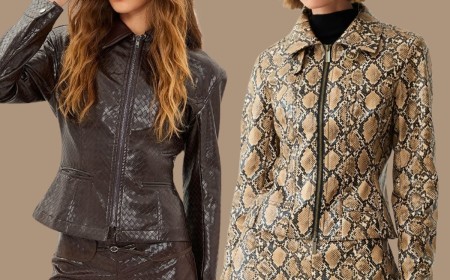 A Matching Leather Set Is the Best Outfit for Fall