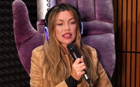 Abbey Clancy accuses Peter Crouch of cheating as he debuts new 'mid-life crisis' moustache