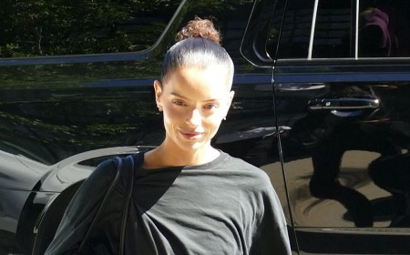 Maura Higgins returns to Dancing With The Stars rehearsals with a smile after neck injury left her writhing on the floor in pain