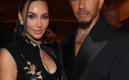 Kim Kardashian "Wasn't Ready to Open Up" Before Lewis Hamilton Romance
