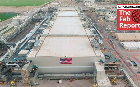Intel installs production tools at Fab 62 in Arizona, provides updates on Ohio chip fab