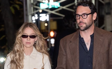 Sydney Sweeney turns heads in a stylish white co-ord as she holds hands with Scooter Braun during NYC date night