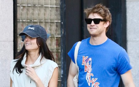 Taylor Swift's ex Joe Alwyn looks cozy with costar Mary Beth Barone as they shoot new rom-com