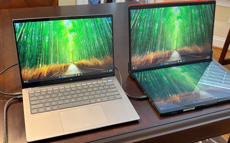 JSAUX FlipGo dual-screen portable monitor review: Gorgeous displays with touch support and a built-in USB hub