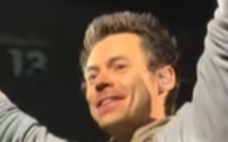 Harry Styles makes a hilarious nod to his X Factor days as he finishes his first Halloween show by recreating his iconic audition outfit
