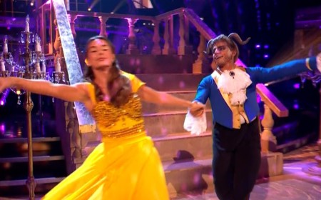Dani Dyer's footballer husband Jarrod Bowen makes a rare public appearance as he proudly watches her perform with Nikita Kuzmin on Strictly