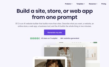 B12 AI website builder (2026) review