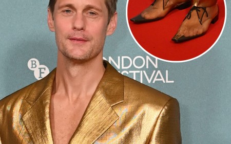 Alexander Skarsgård's Clear Shoes Toe-Tally Deserve a Double Take