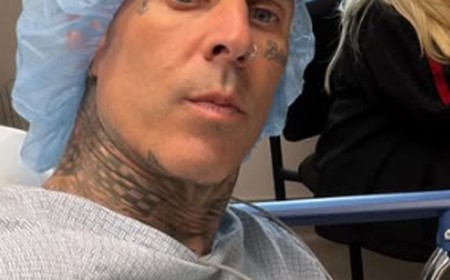 Travis Barker Shares Photos From Hospital Bed