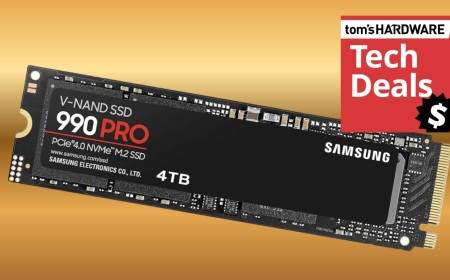 4TB Samsung 990 Pro M.2 SSD falls 27%, hits 20 cents per gigabyte