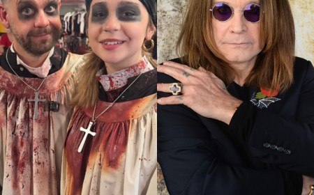 Jack Osbourne, Daughter Pearl Honor Ozzy Osbourne at Horror Nights