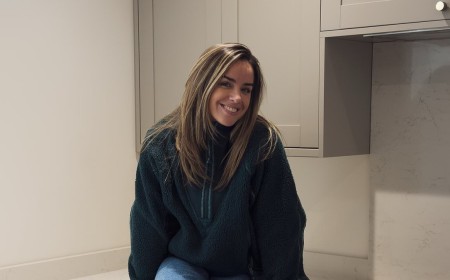 Georgia May Foote opens the doors to her new home in Manchester as she embraces her 'happiest chapter' after split from husband Kris Evans