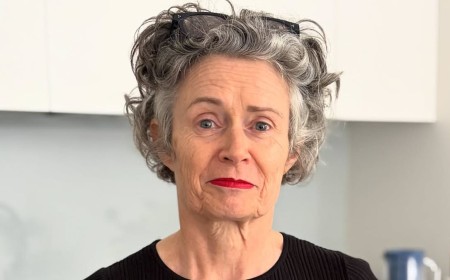 Comedian Judith Lucy shares photo of her chest after double mastectomy as she details 'super weird' experience of losing her breasts to cancer