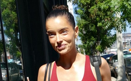 Maura Higgins beams as she heads to Dancing With The Stars training after topping the leaderboard as she continues to win over America