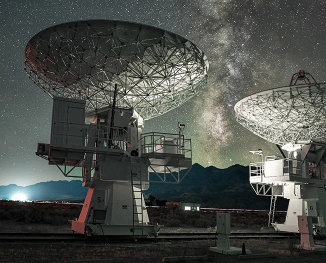 Behind the Shot: How Do You Even Go About Photographing Radio Telescopes Under the Milky Way?