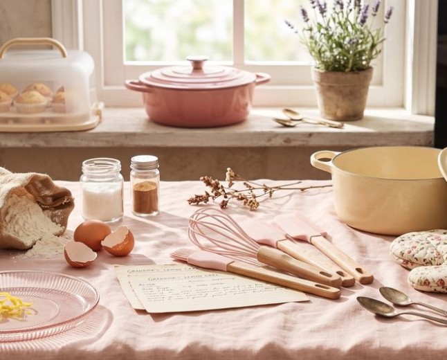 Channel your inner star baker with IKEA’s new pastel pink and cream bakeware