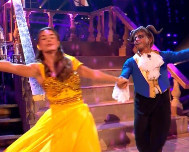 Dani Dyer's footballer husband Jarrod Bowen makes a rare public appearance as he proudly watches her perform with Nikita Kuzmin on Strictly